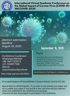 Virtual Academic Conference on the Global Impact of the Coronavirus